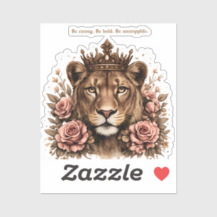 Sticker Empowerment de la Lionne Couronnée