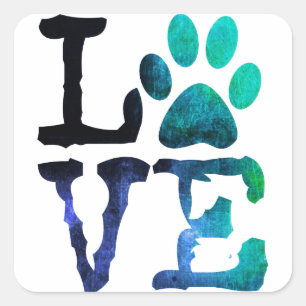 Sticker Empreinte de patte de chien