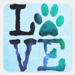 Sticker Empreinte de patte de chien