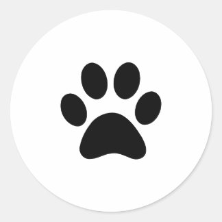 Sticker Empreinte de patte mignon - Parfait pour l