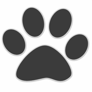 Sticker Empreintes de pattes Motif personnalisé mignon noi