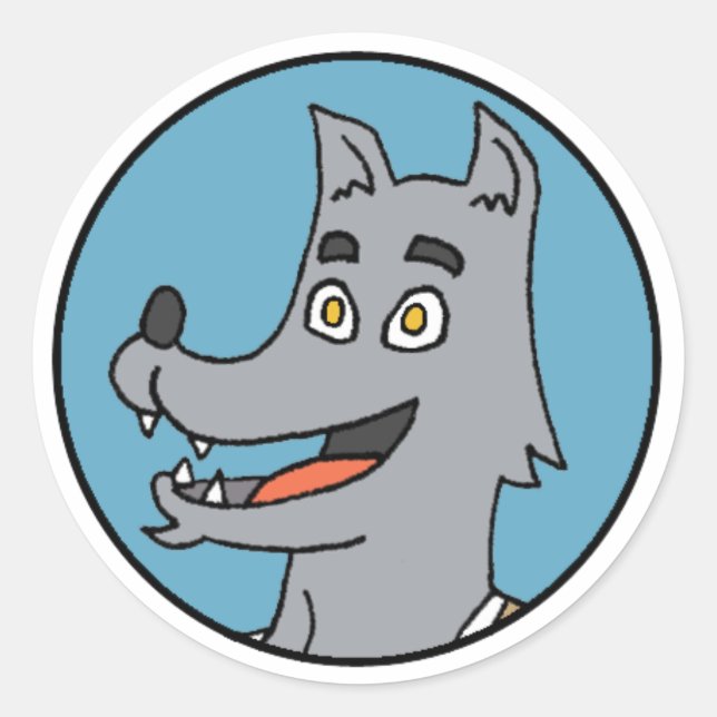 Sticker en cercle Lucas Mini (Devant)