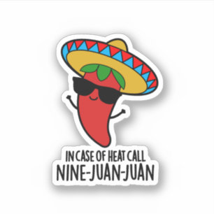 Sticker En Coque De Chaleur Appelez Neuf Juan Mexicain Pun