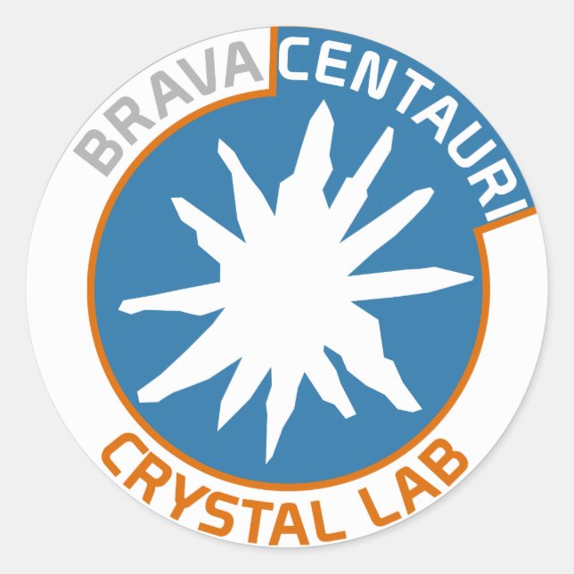 Sticker en cristal de Brava Centauri (feuille de 2 (Devant)
