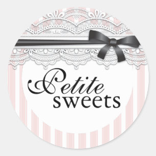 Sticker en dentelle douce et chic