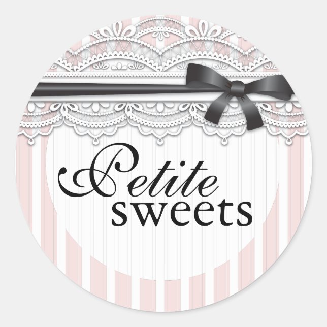 Sticker en dentelle douce et chic (Devant)