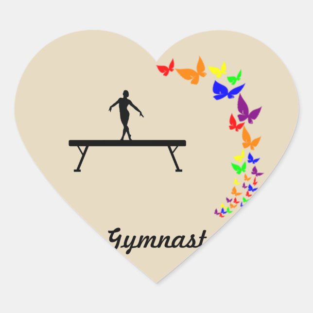 Sticker en forme de coeur pour la gymnastique papi (Devant)