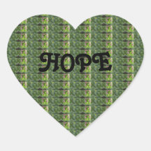 Sticker en forme de coeur pour maladies chroniques