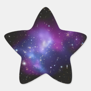 Sticker en forme d'étoile de cluster Galaxy