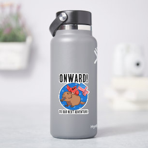 Sticker En Haut À Notre Prochaine Aventure Drôle Cardinal 