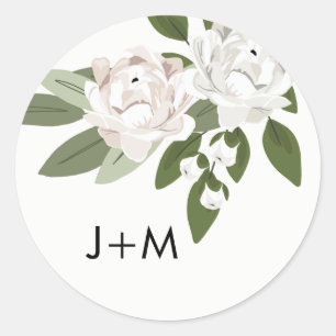 Sticker en ivoire et en Mariage roux