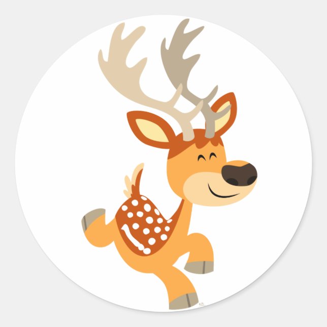 Sticker en jachère en jachère de dessin mignon (Devant)