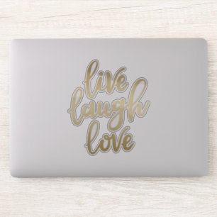 Sticker en lettres or Love Love Faux