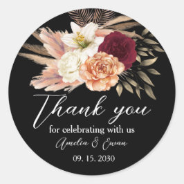 Sticker en Mariage de fleurs de Bourgogne