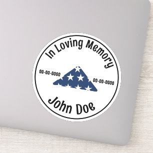 Sticker En Mémoire d'amour Vétérinaire Coupe personnalisée