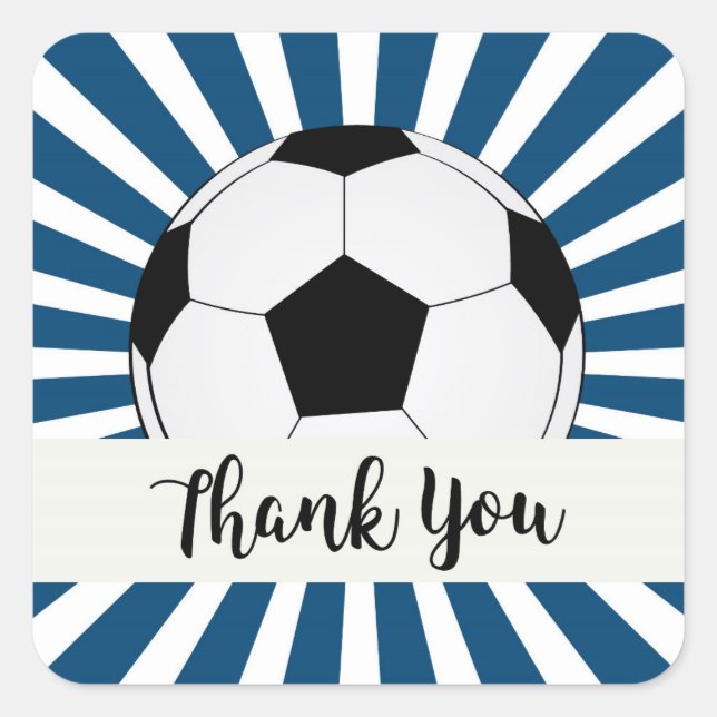 Sticker en Merci de football (Devant)