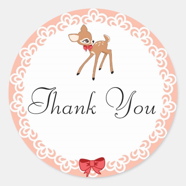 Sticker en Merci de Little Deer (Devant)