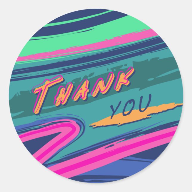 Sticker en Merci des années quatre-vingt (Devant)
