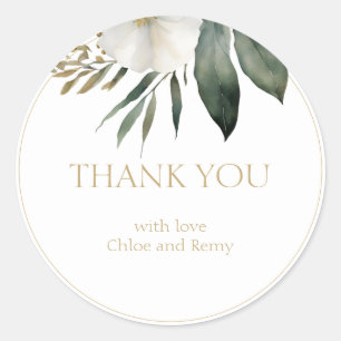 Sticker en Merci Mariage d'aquarelle