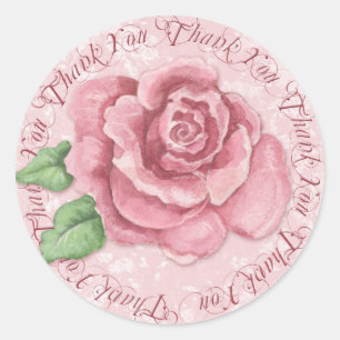 Sticker en Merci Rose de chalet - SRF