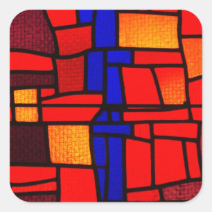 Sticker en mosaïque de verre