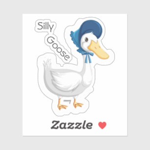 Sticker en oie, Autocollants amusants, Bouteille d