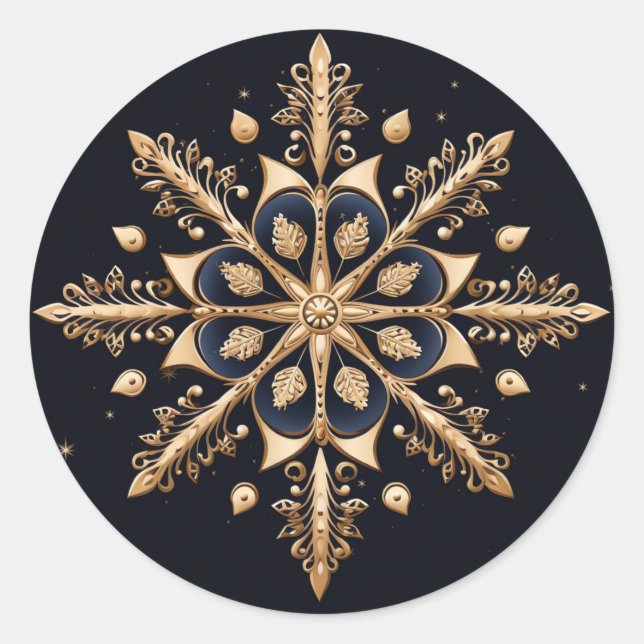 Sticker en or décoratif (Devant)