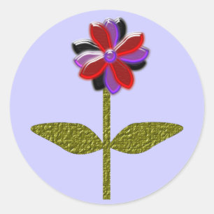 Sticker en plastique brillant