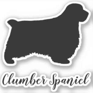 Sticker en silhouette en vinyle de race de chien e