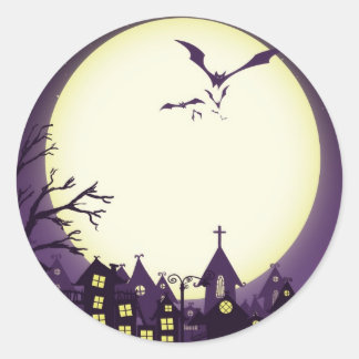 Sticker en silhouettes Éffrayantes Halloween