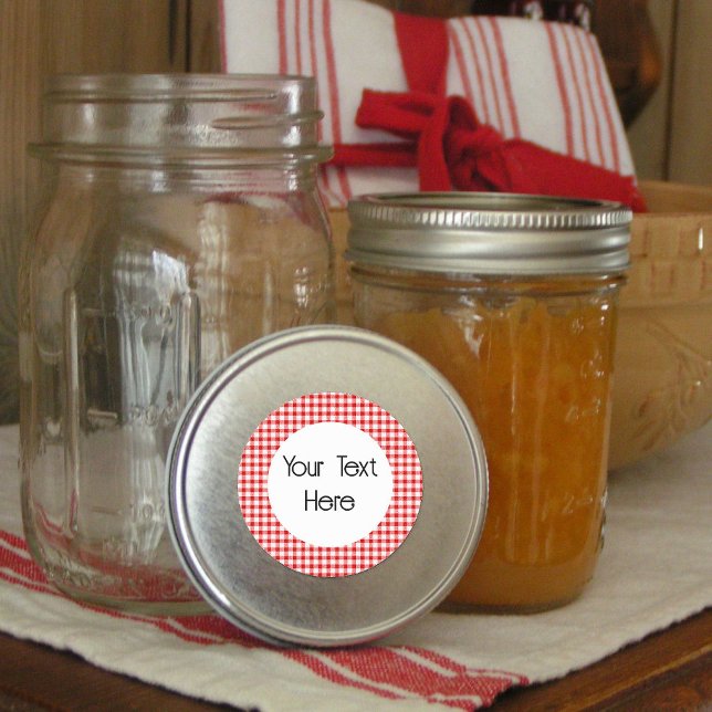 Sticker En vichy rouge (Créateur téléchargé)