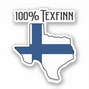 Sticker en vinyle 100% Texfinn sur mesure