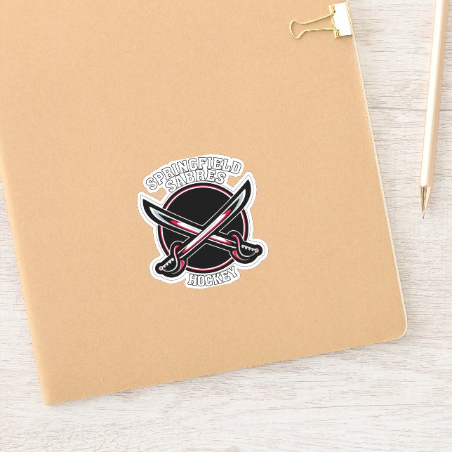 Sticker en vinyle 3" Springfield Sabers (Carnet)