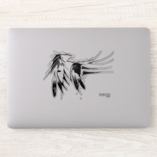sticker en vinyle - ailes d'aigle