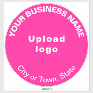 Sticker en vinyle couleur rose affaires