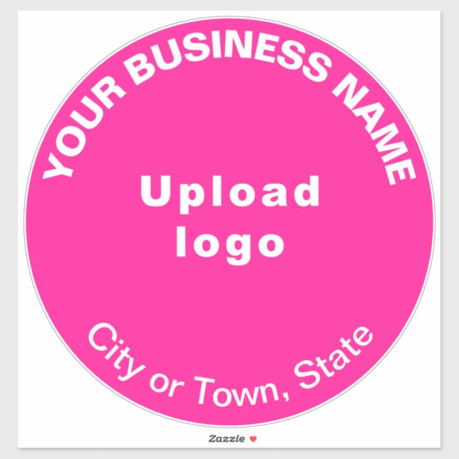 Sticker en vinyle couleur rose affaires (Feuille)