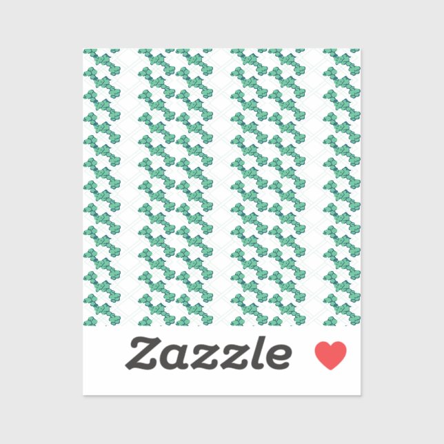 Sticker en vinyle coupé sur mesure (Feuille)