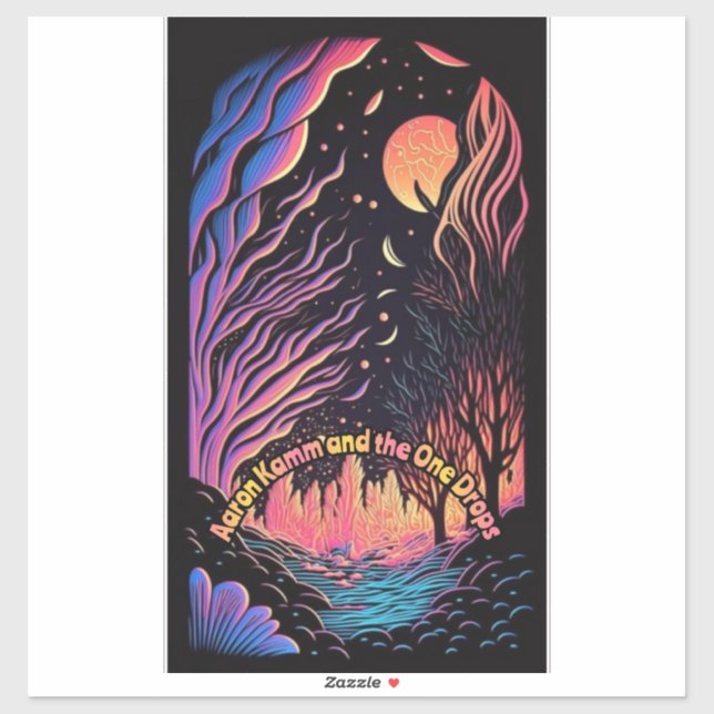 Sticker en vinyle coupé sur mesure (Feuille)