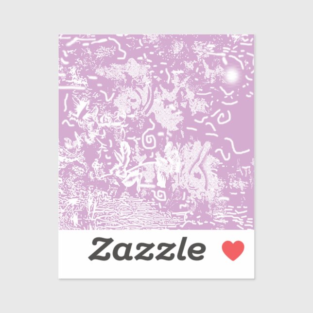 Sticker en vinyle coupé sur mesure (Feuille)