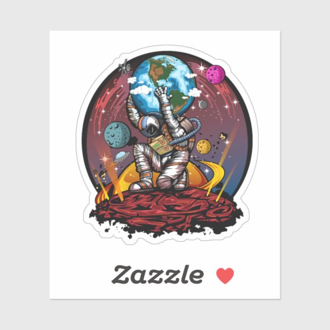 Sticker en vinyle coupé sur mesure (Feuille)