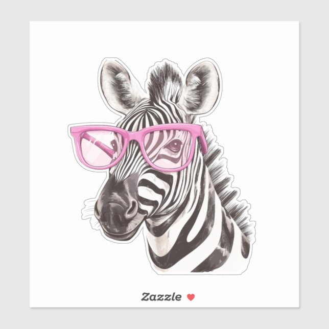 Sticker en vinyle coupé sur mesure avec lunettes r (Feuille)