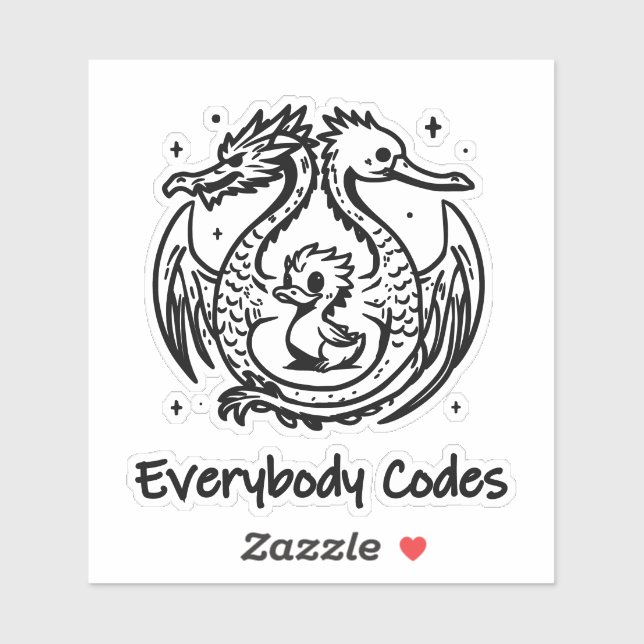 Sticker en vinyle coupé sur mesure de Dra et de Ca (Feuille)