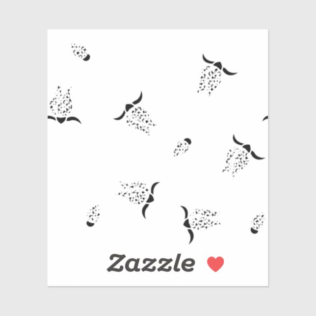 Sticker en vinyle coupé sur mesure en nickel gris (Feuille)