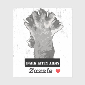 Sticker en vinyle Dark Kitty Army