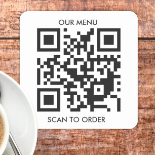 Sticker en vinyle de code QR personnalisé