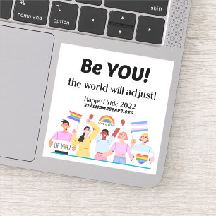 Sticker en vinyle de fierté