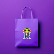 Sticker en vinyle de grenouille Chillin'