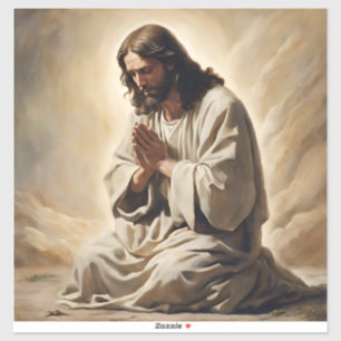 Sticker en vinyle de Jésus