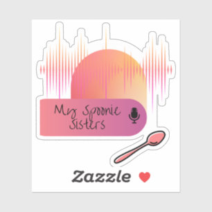 Sticker en vinyle de ma soeur Spoonie