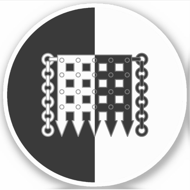 Sticker en vinyle de porte de Lions SCA (Devant)